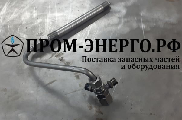 21/21 Комплект топливопроводов высокого давления для двигателя 6ЧН 21/21 с ППЗ гнутые (ТНВД-промеж. штуцер-6шт., промежуточный штуцер-форсунка-6шт.)